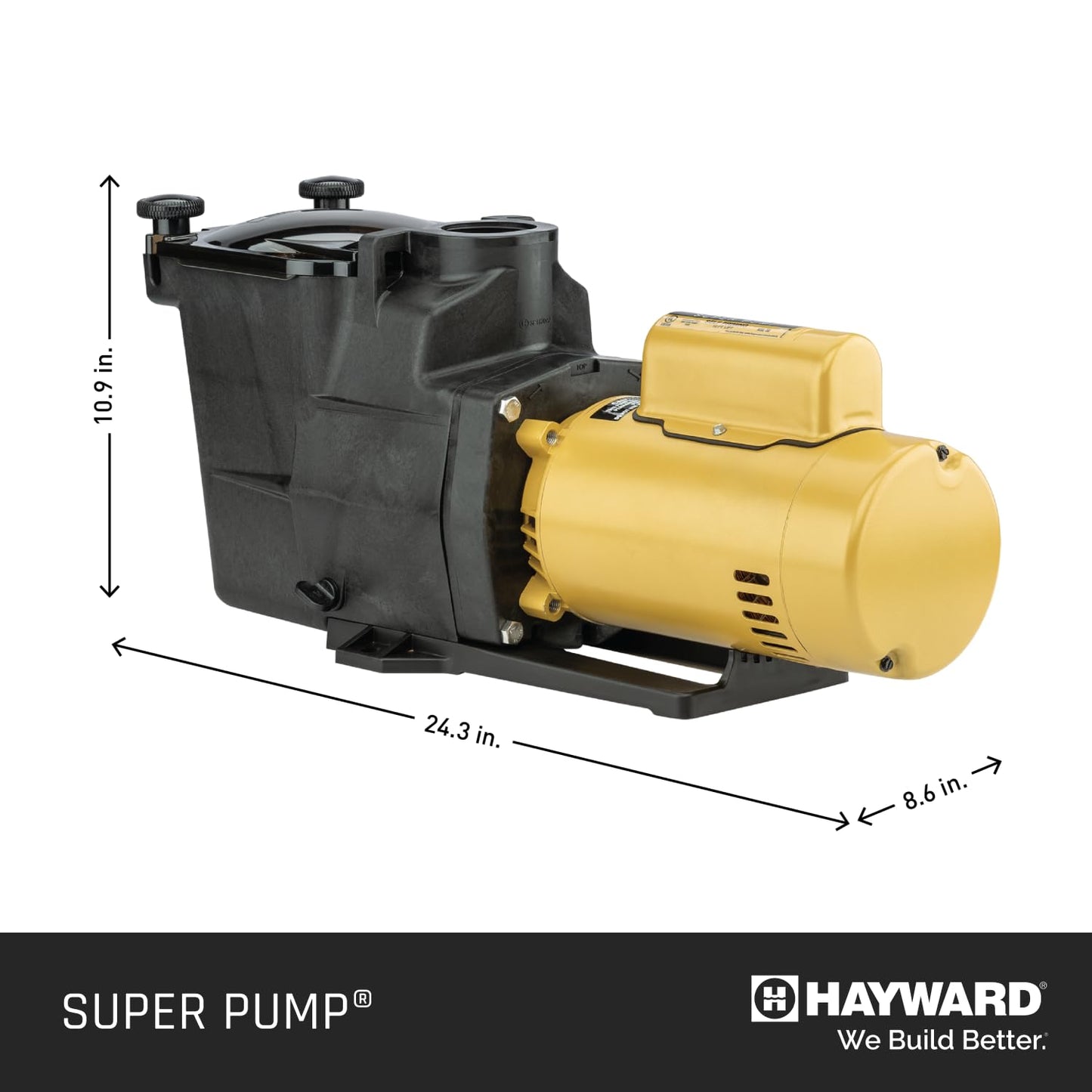 Hayward W3SP2607X10 Super Pump Pool Pump, 1 HP
