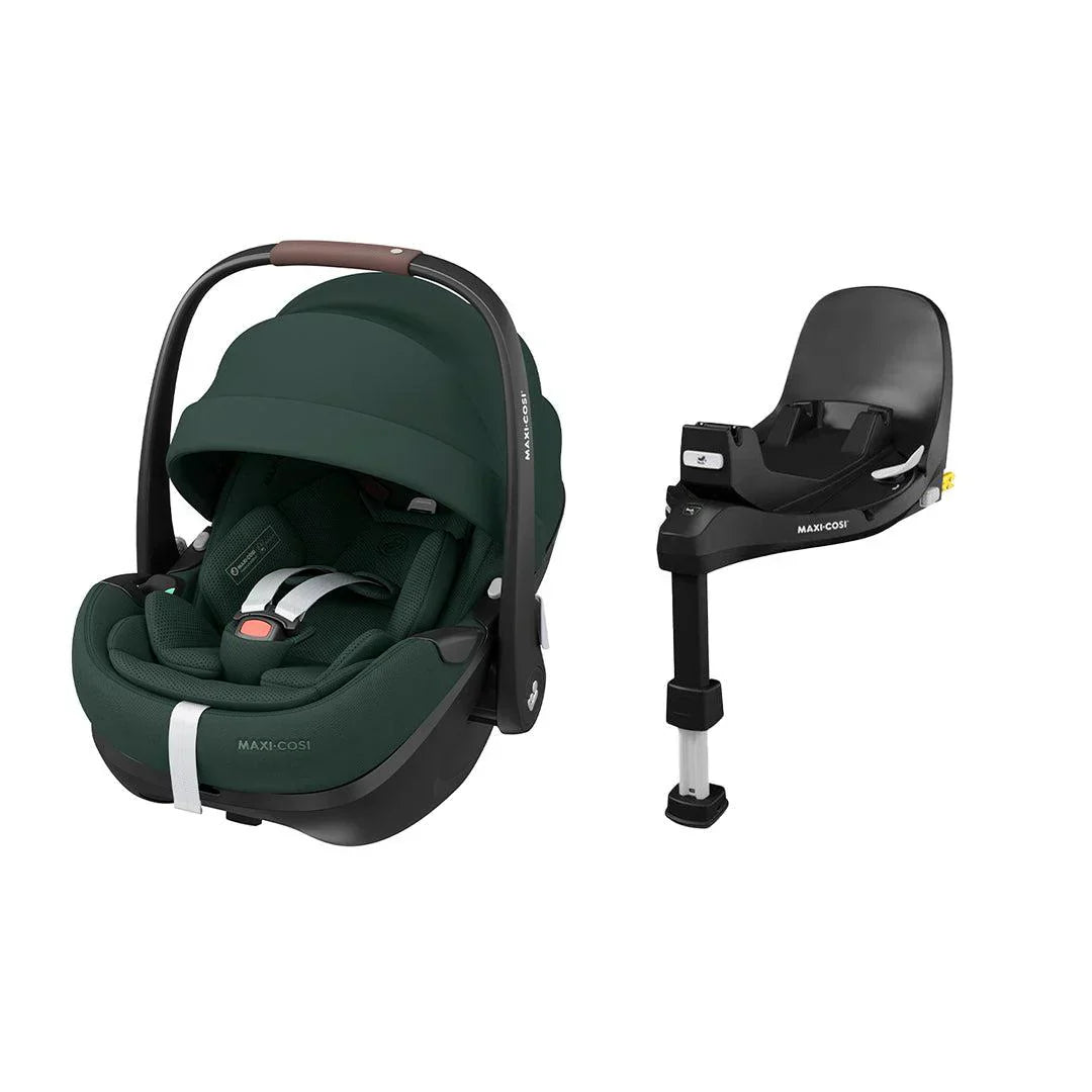 Maxi-Cosi Pebble 360 Pro 2 Car Seat + Familyfix 360 Pro Isofix Base - Twillic Green