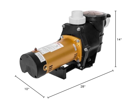 XtremepowerUS 2HP Self Prime In/Above Ground Swimming Pool Pump 2" NPT Fitting ETL