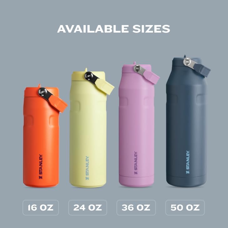Stanley IceFlow Flip Straw Bottle 24oz – Insulated, Leak-Resistant, BPA-Free