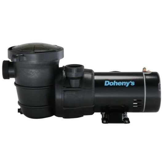 Doheny's 1.5 HP Above Ground Swimming Pool Pump | 115V, 83 GPM (1.2 THP) | Stainless Steel Shaft, Reinforced Thermoplastic, Low-Noise, High-Efficiency | 1.5" Internal & 2.5" External Threading