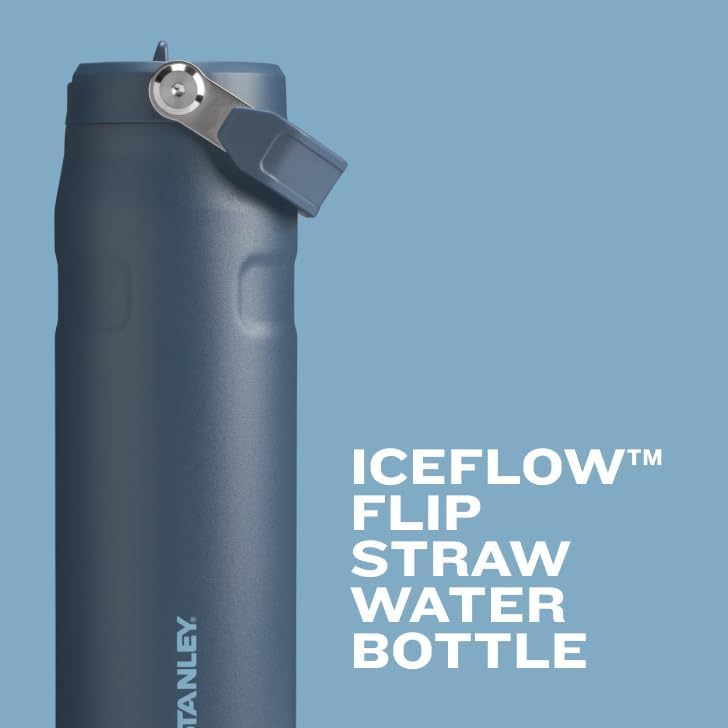 Stanley IceFlow Flip Straw Bottle 24oz – Insulated, Leak-Resistant, BPA-Free