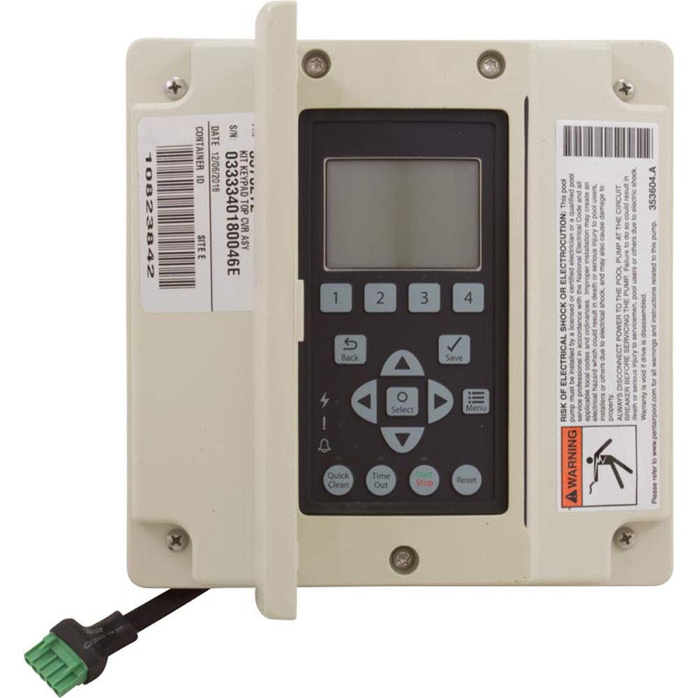 Pentair Keypad Assembly Accessory Replacement Kit for IntelliFlo Keep Your Swimming Pool and Spa Pumps Running for Continuous Fun