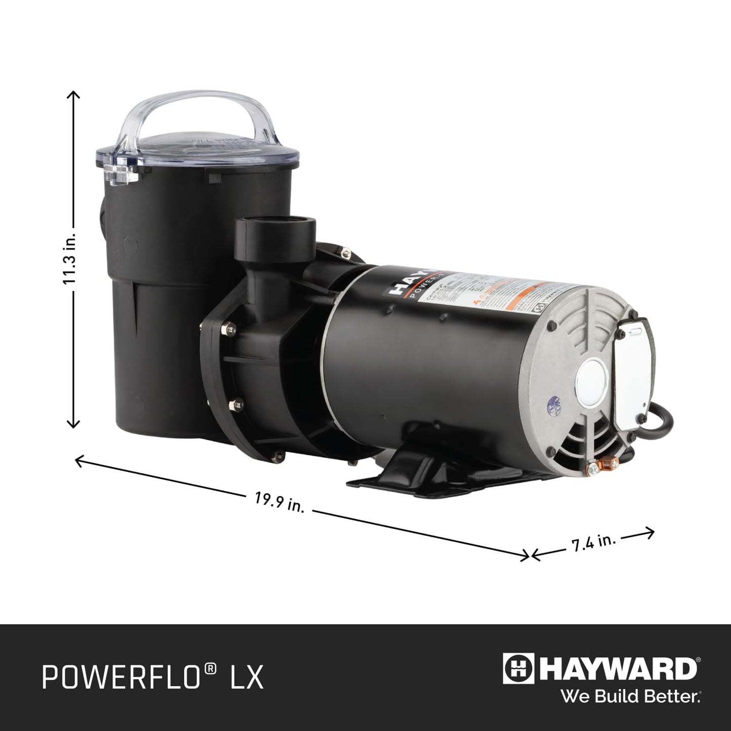 Hayward W3SP1580 Power Flo Pool Pump, 1 HP